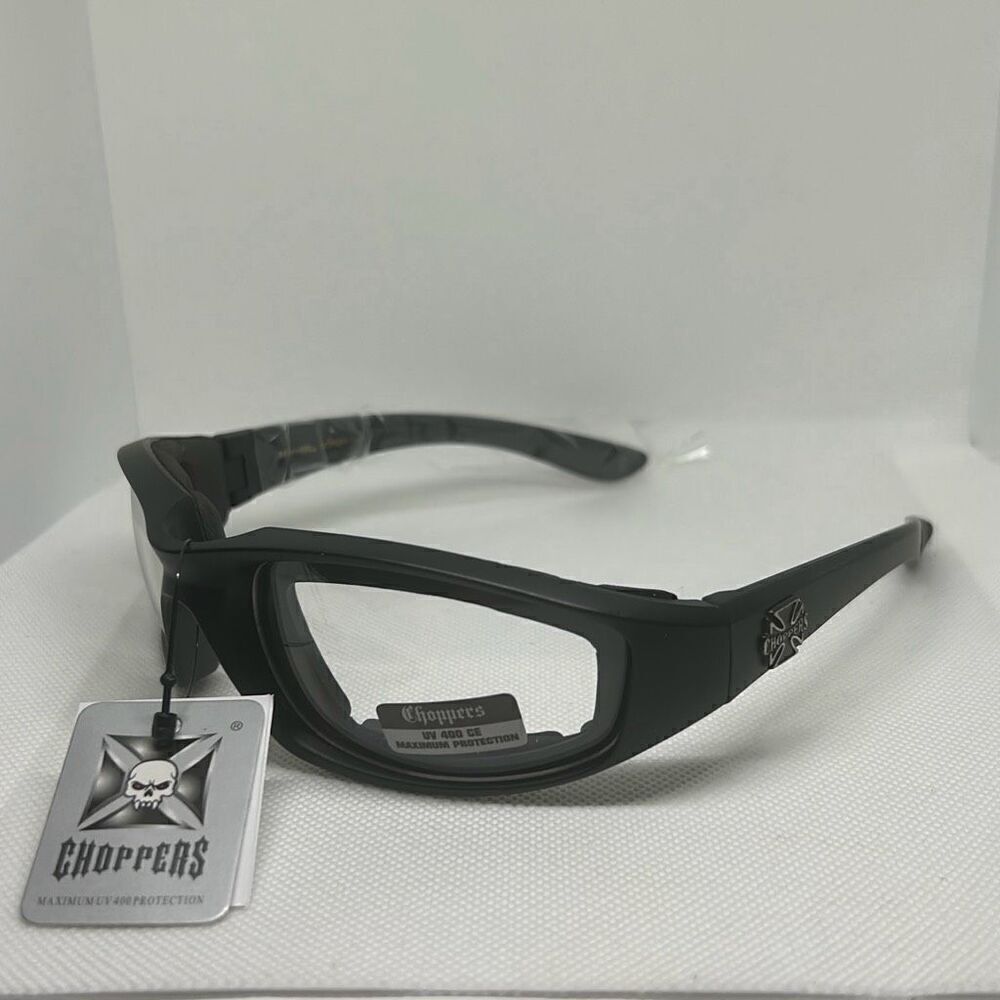 Choppers Padded Clear Lens Sunglasses